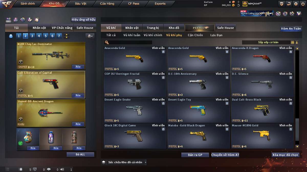 shop acc cf uy tin gia re